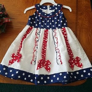 24 month American Flag dress